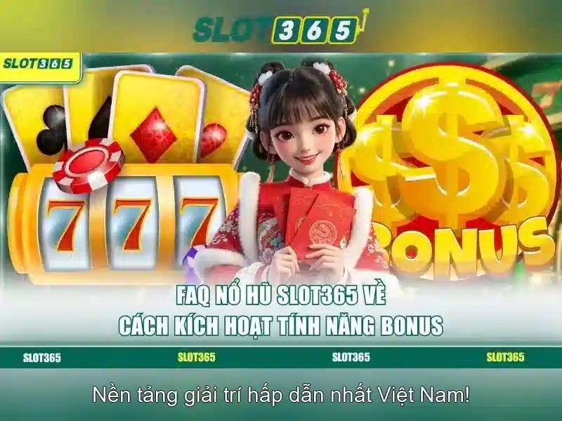 Trải nghiệm trò chơi slot tại Slot365