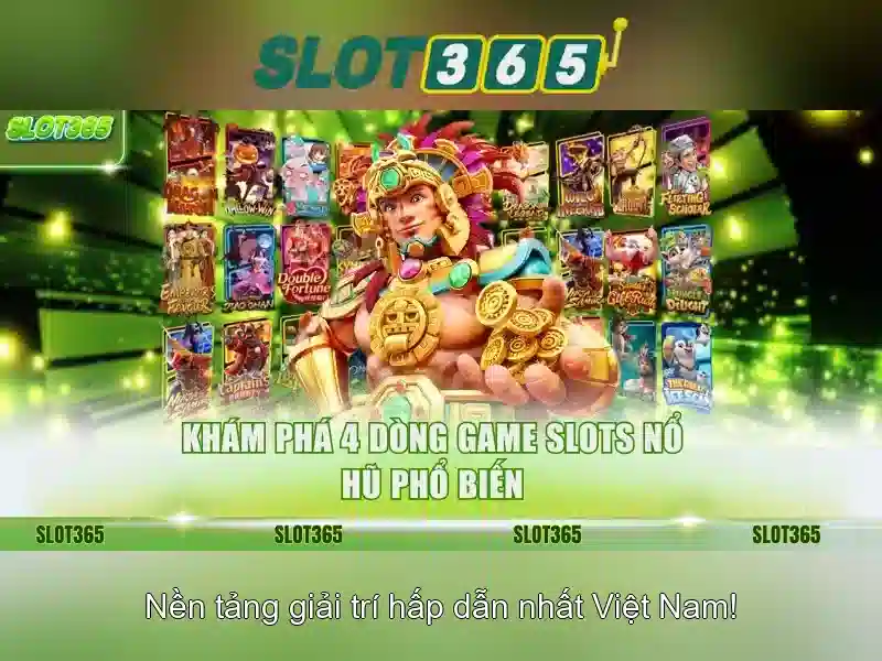 Slot365: Khám phá nền tảng slot trực tuyến Giao diện nhà cái hoàn hảo